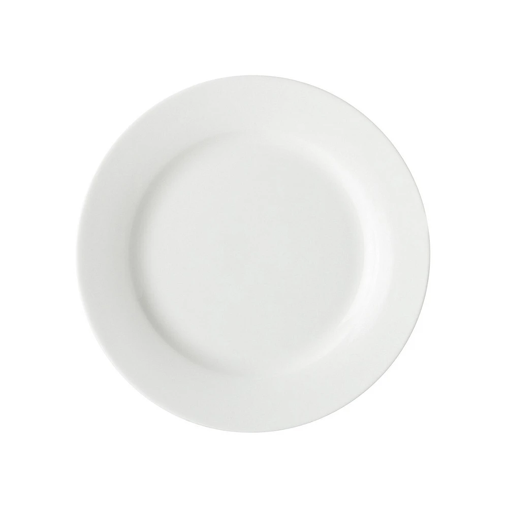 White Basics Rim Side Plate