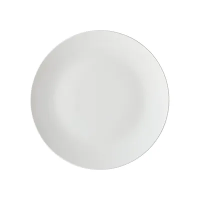 Assiette plate en porcelaine Basic White