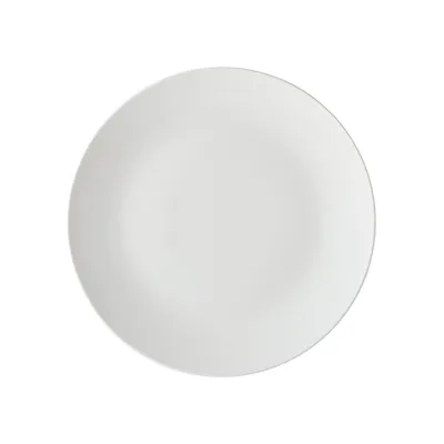 Basic White Coupe Porcelain Dinner Plate