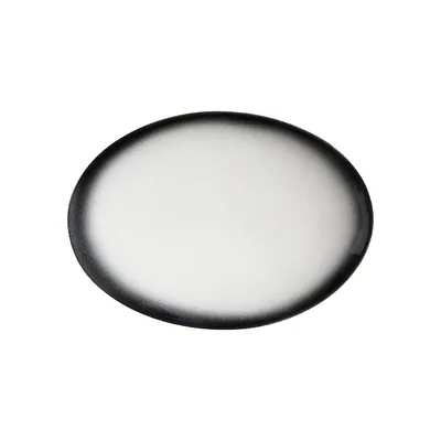 Plat ovale en porcelaine Granite