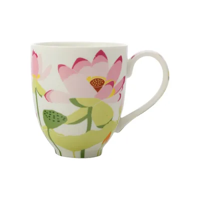 Lotus Porcelain Mug