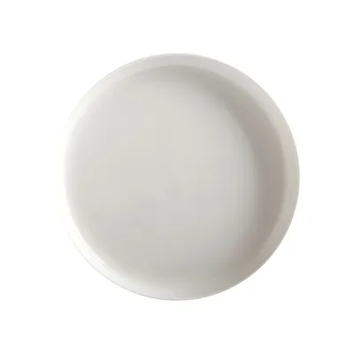 White Basics Porcelain High Rim Platter