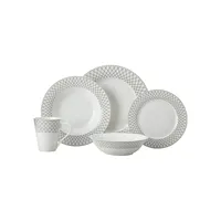 Jewel 20-Piece Porcelain Dinnerware Set