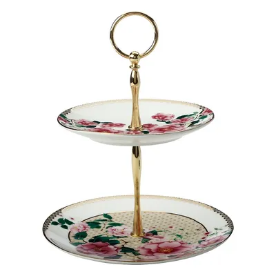 Silk Road 2-Tier Cake Stand