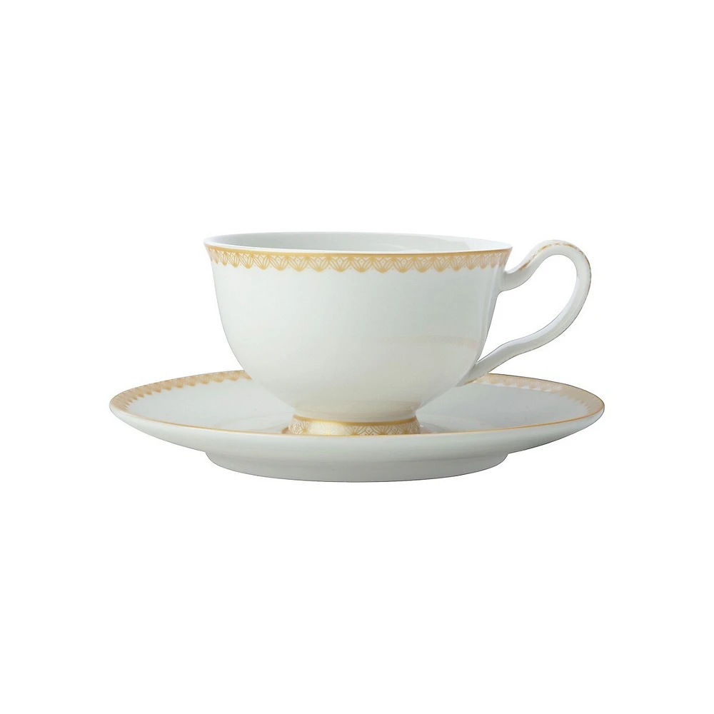 Silk Classics 2-Piece Teacup & Saucer Set