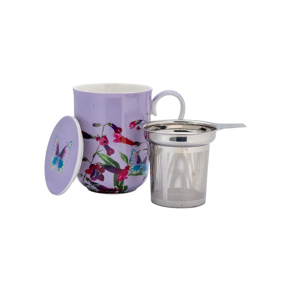 Posey 3-Piece Mug, Lid & Infuser Set