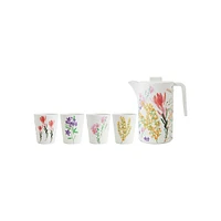 Wildflower Jug & Tumbler 5 Piece Set