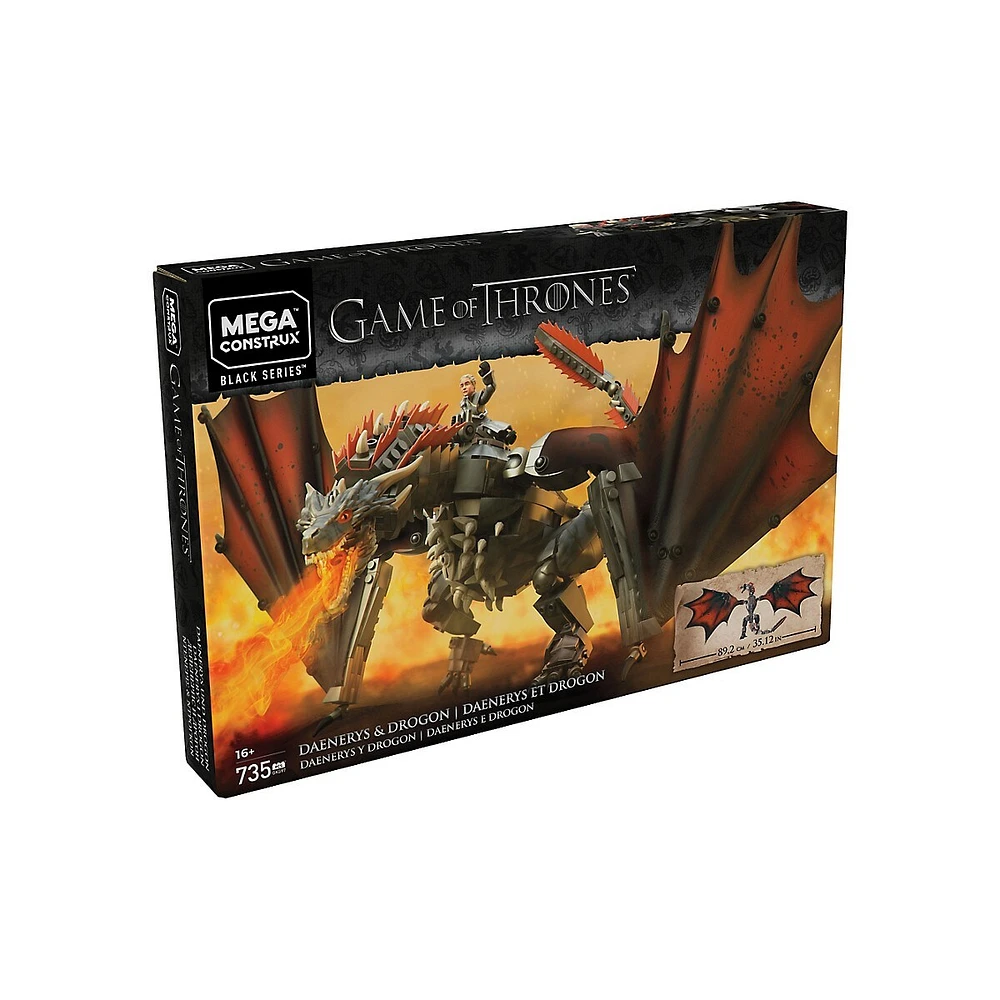 Game of Thrones Daenerys & Drogon Building Toy