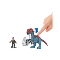 Fisher-Price x Imaginext Jurassic World Therizinosaurus and Owen Set