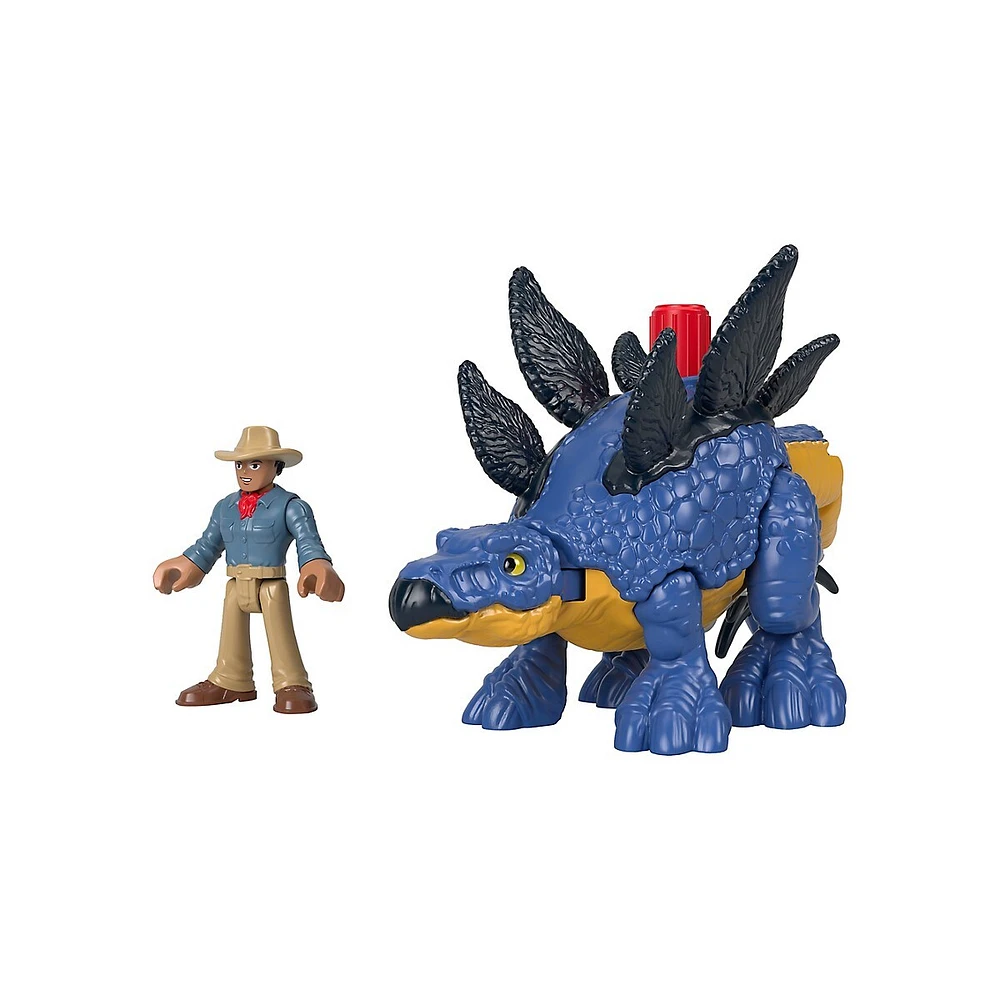 Fisher-Price x Imaginext Jurassic World Stegosaurus & Dr. Grant Set