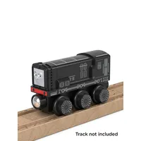Locomotive diesel de chemin de fer en bois
