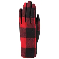 Buffalo Check Gloves - Women