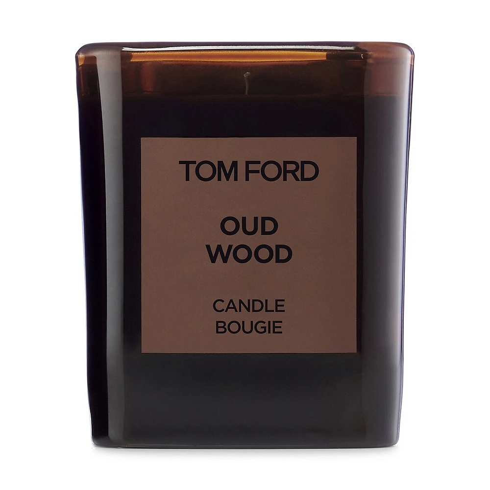 Bougie au parfum de bois d'oud