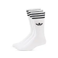 3-Pack Logo Cotton Blend Crew Socks