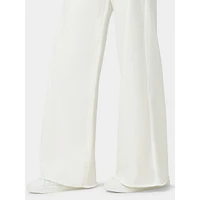 Frayed Edge Wide Leg Denim Pants