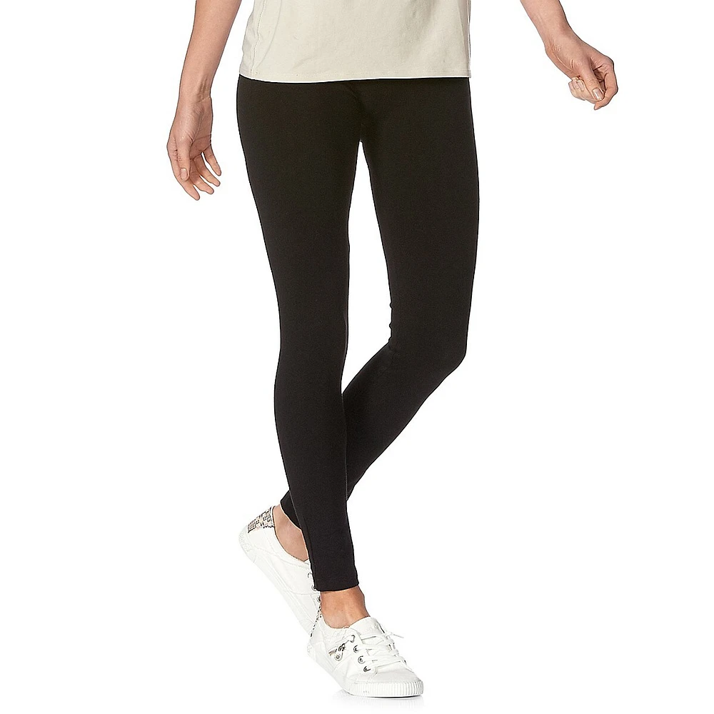 Legging coupé à la cheville taille large