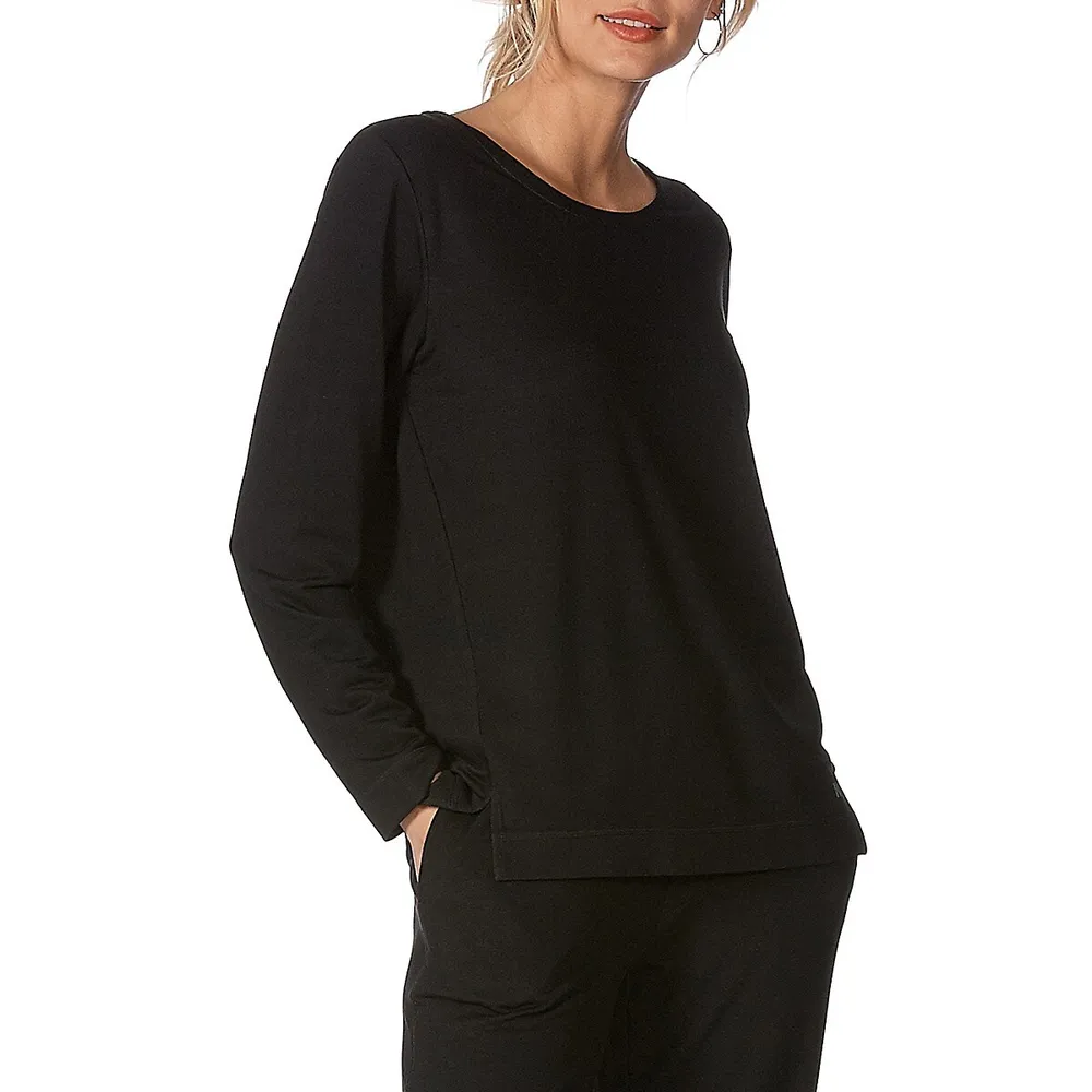 Vented Long Sleeve Lounge T-Shirt