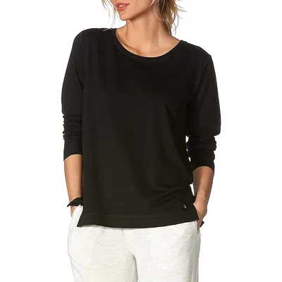 Vented Long Sleeve Lounge T-Shirt