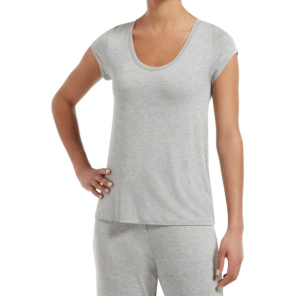 Sleepwell With Temptech Short-Sleeve Pyjama Top