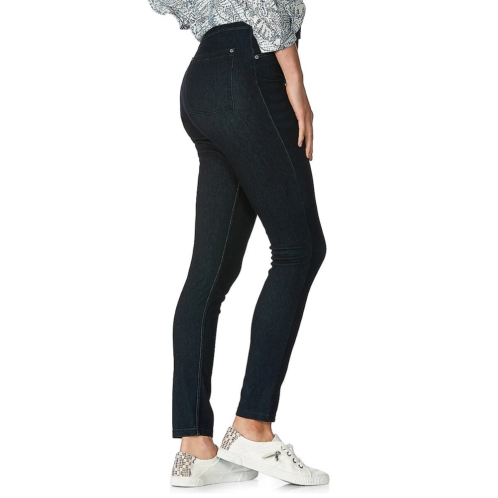 Legging à taille haute en denim