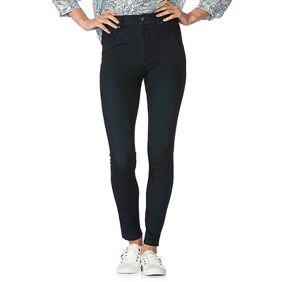 Legging à taille haute en denim