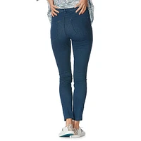 High-Waist Denim Leggings