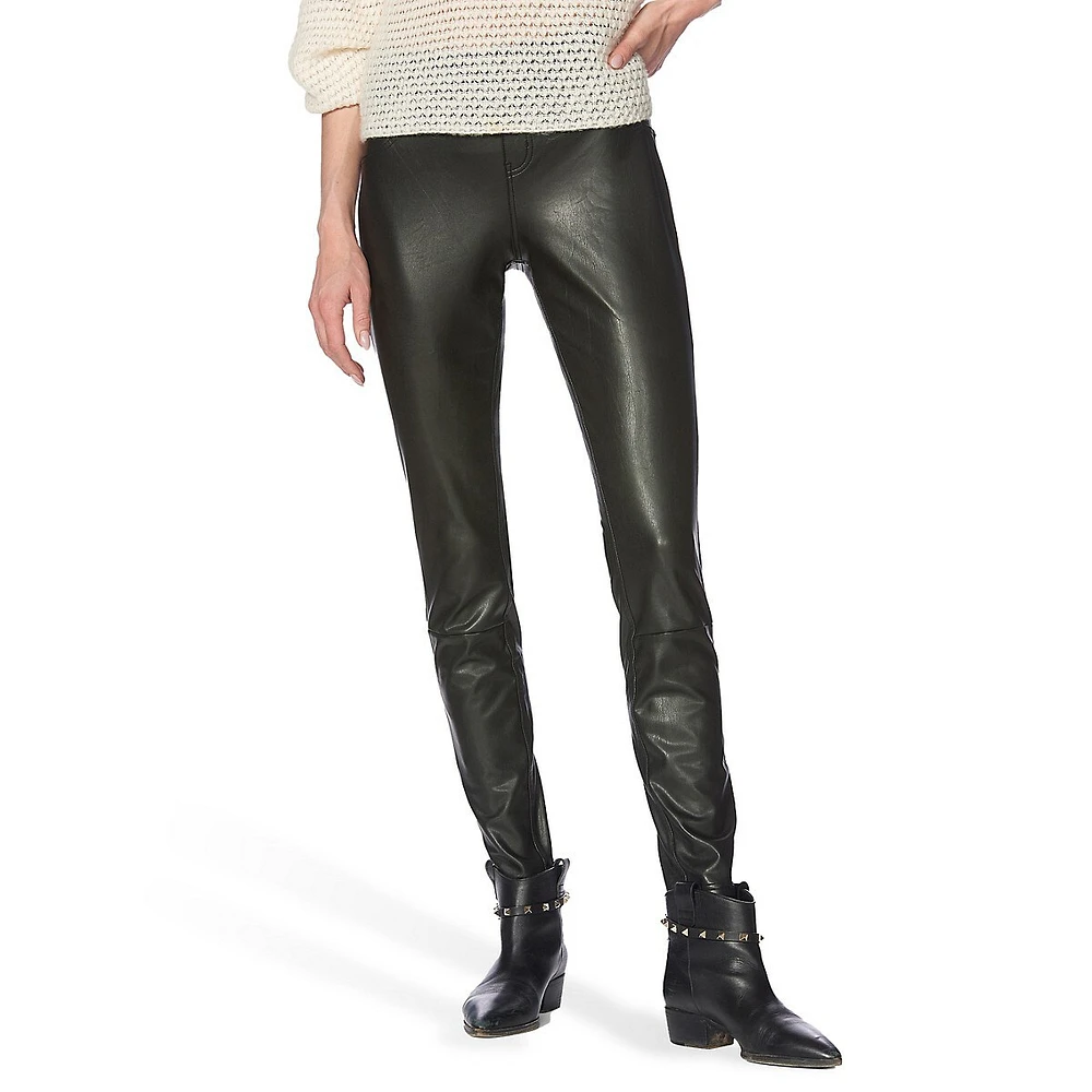 Legging en cuir