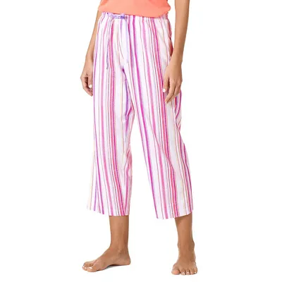 Pantalon de pyjama capri Morning Stripe