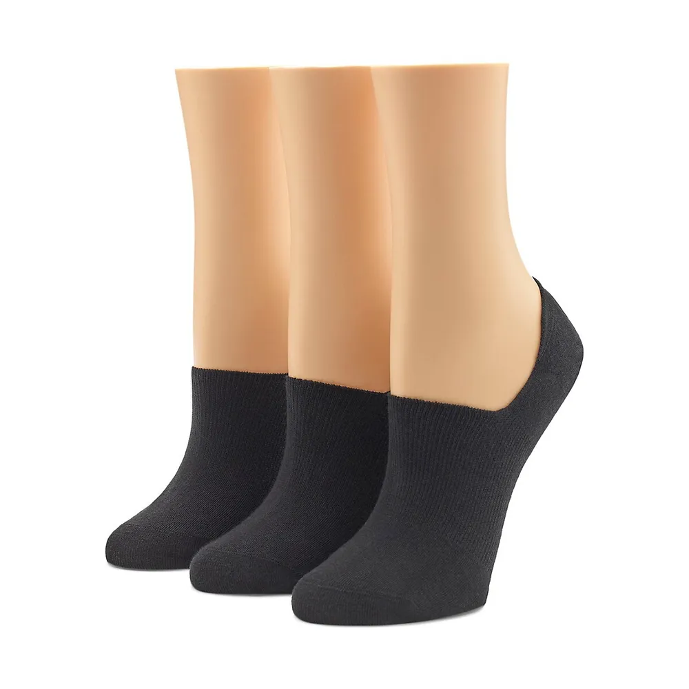 Women's 3-Pair Arch Hug Liner Footlet Socks Pack