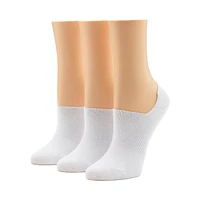 Women's 3-Pair Arch Hug Liner Footlet Socks Pack