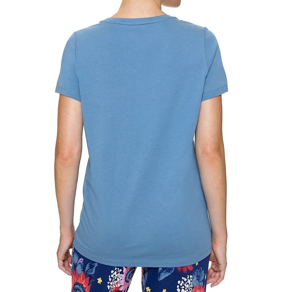 Scoop Neck Pyjama T-Shirt
