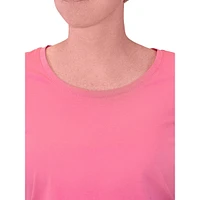 T-shirt de pyjama à manches courtes et encolure dégagée
