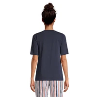 Scoopneck T-Shirt Pyjama Top