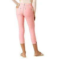 Essential Denim Mid-Rise Capri Pants