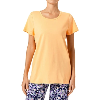 Short-Sleeve Scoopneck Pyjama T-Shirt