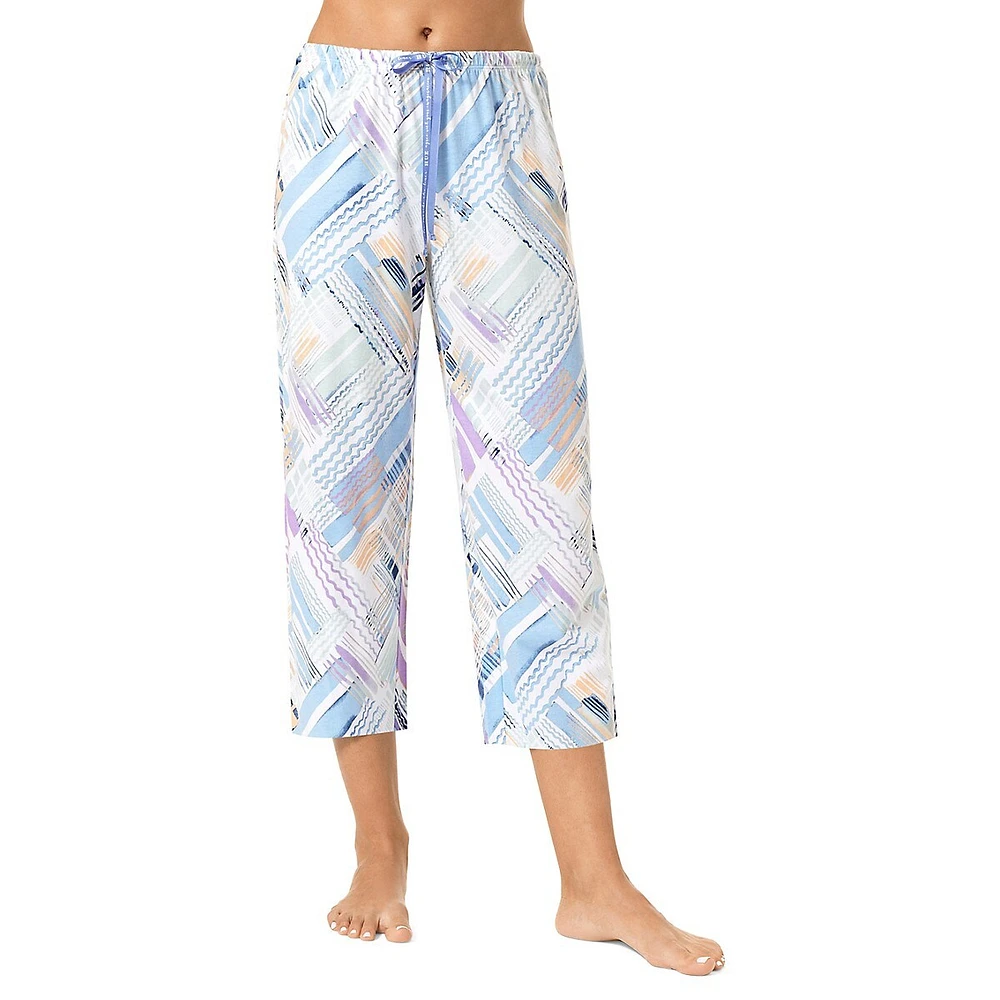 Rejuvenation Plaid Pyjama Capris