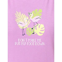 Palmtini Flamingos 2-Piece Capri Pyjama Set