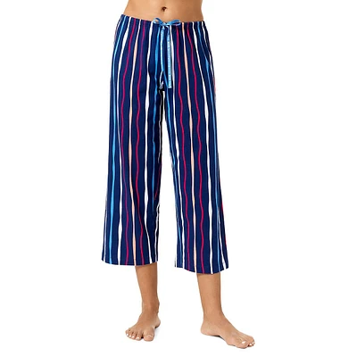 High Tide Stripe Capri Pyjama Pants