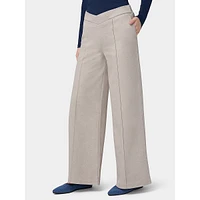 Pull-On Wide Leg Pants