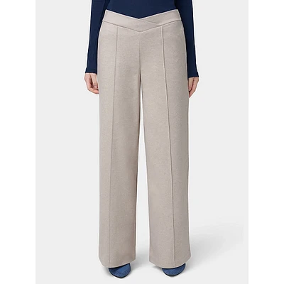 Pull-On Wide Leg Pants