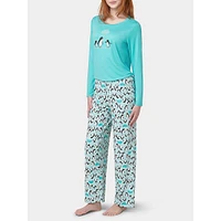 2-Piece Penquins Panche Pyjama Packaged Set