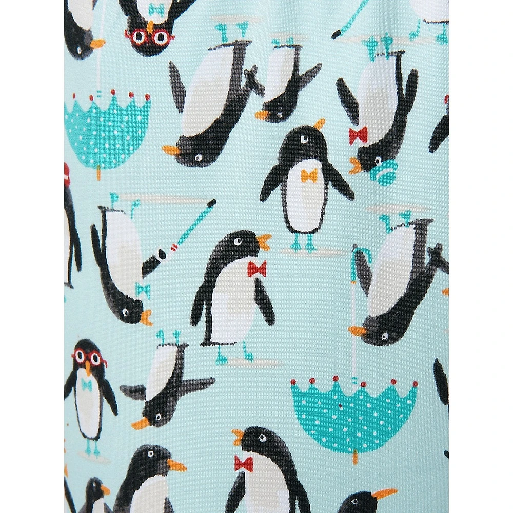 2-Piece Penquins Panche Pyjama Packaged Set