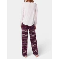 2-Piece Polar Bear Fair Isle Long-Sleeve Pyjama Packaged Set