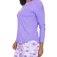 2-Piece Kittys Morning Brew Pyjama Packaged Set