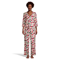 2-Piece Ultra Ribbed Happy Holiday Toast Pyjama Set