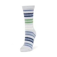 Womens 2 Pair Femme Stripe Boot Sock