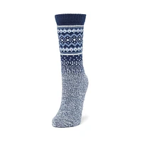 Women's 2 Pair Border Fairisle Boot Sock