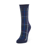 Women's Checked Jean Crew Socks