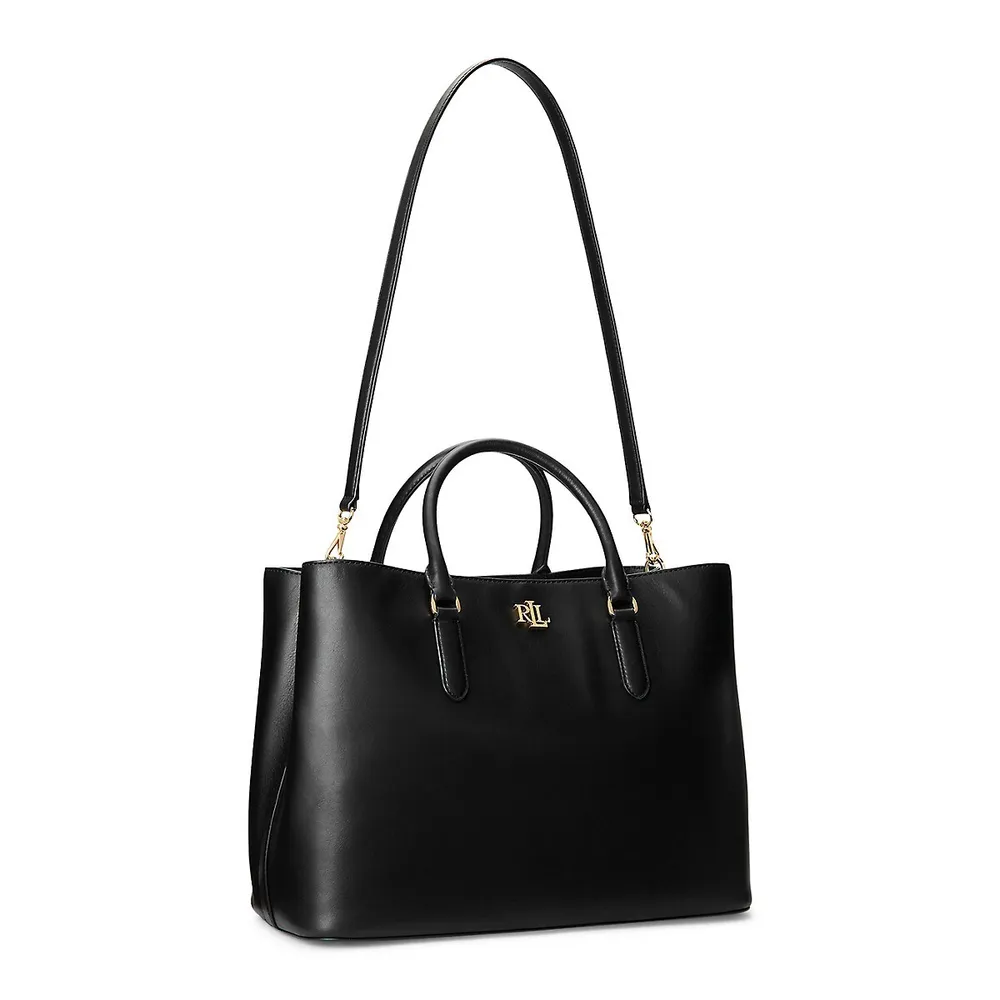 Marcy Large Leather Satchel