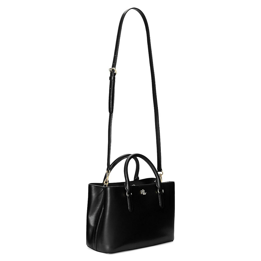 Marcy Small Leather Satchel